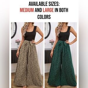 NIP-Palazzo Leopard Print Jumpsuit